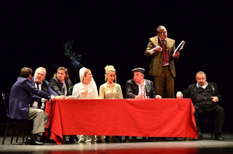 Zagrebačko gradsko kazalište Komedija, Zagreb: Mate Matišić: Bljesak zlatnog zuba, red. Zoran Mužić 