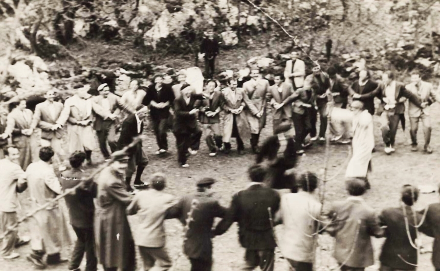 Predstava <em>Marija Konavoka</em> u Đurinićima, 1956.