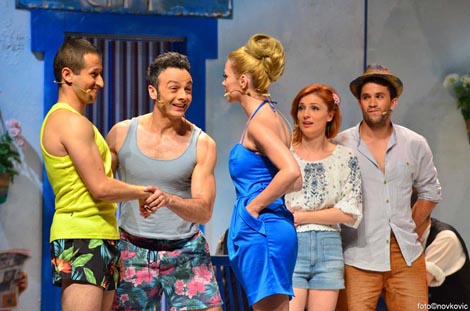 Zagrebačko gradsko kazalište Komedija: Benny Andersson, Björn Ulvaeus, Catherine Johnson, Mamma Mia!, red. Igor Barberić, dir. Dinko Appelt