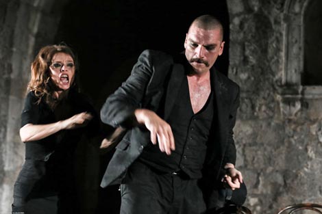 63. Dubrovačke ljetne igre: Dubrovačke ljetne igre i Hrvatsko narodno kazalište u Zagrebu u suradnji s Pandur.Theaters, Euripid: Medeja, red. Tomaž Pandur, foto: Aljoša Rebolj, www.dubrovnik-festival.hr