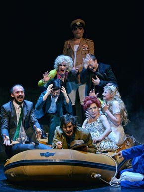 Slovensko narodno gledališče, Ljubljana,Vladimir Vladimirovič Majakovski, Misterij buffo, red. Aleksandar Popovski