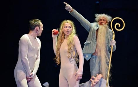 Slovensko narodno gledališče, Ljubljana,Vladimir Vladimirovič Majakovski, Misterij buffo, red. Aleksandar Popovski