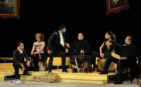 Kazalište Marina Držića, Dubrovnik: Jean-Baptiste Poquelin Molière, Mizantrop, red. Dražen Ferenčina, foto Željko Tutnjević