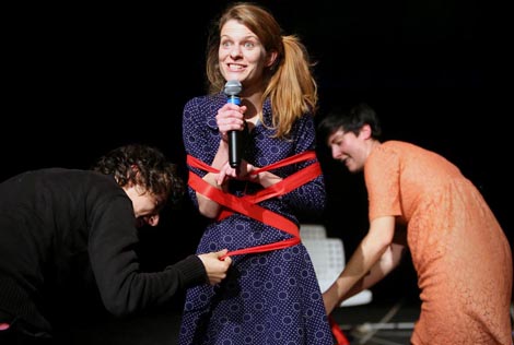 Teatar Rugantino, Kotar teatar i Akademija dramske umjetnosti: Moja nuklearna ljubav (po motivima priča s Forum.hr, autora pod pseudonimima Krflnk, Nisamtoja i Pbeatz), red. Olja Lozica