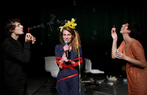 Teatar Rugantino, Kotar teatar i Akademija dramske umjetnosti: Moja nuklearna ljubav (po motivima priča s Forum.hr, autora pod pseudonimima Krflnk, Nisamtoja i Pbeatz), red. Olja Lozica