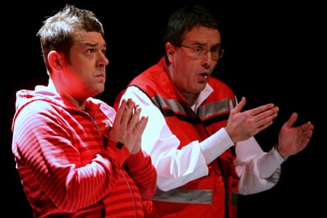 Satiričko kazalište Kerempuh, Zagreb: Vladimir Đurđević, Ne igraj na Engleze, red. Vinko Brešan i Željka Udovičić