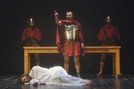 Gradsko kazalište Marina Držića, Dubrovnik: Ivan Antun Nenadić, Prikazanje muke Isusove, red. Ivan Leo Lemo