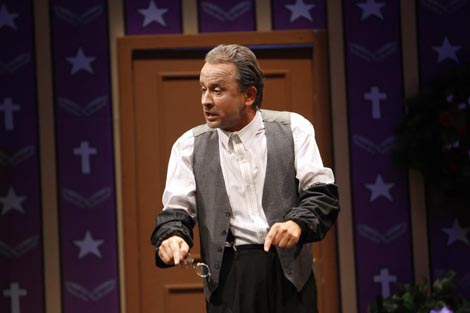 Hrvatsko narodno kazalište Split: Ivo Brešan, Svečana večera u pogrebnom poduzeću, red. Joško Juvančić