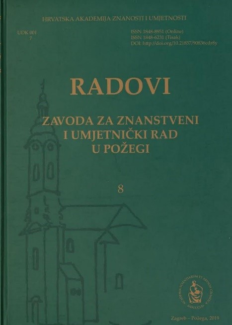 <em>Radovi</em> u izdanju Matice hrvatske u Požegi, u sklopu kojih je objavljen spjev <em>Sveta Rožalija</em>, 2018.