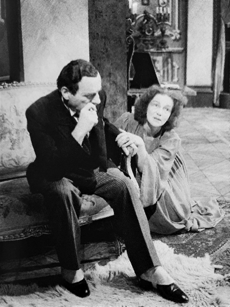 Tito Strozzi i Vika Podgorska u Krležinoj drami <em>U agoniji</em>, 1947.