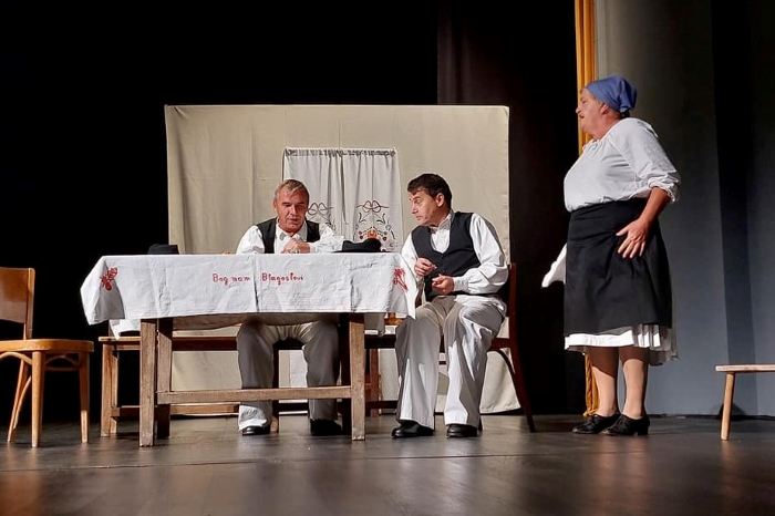 Predstava <em>Štefek soldat</em> autorice Štefice Fanjek u izvedbi Zelinskog amaterskog kazališta ZAmKa