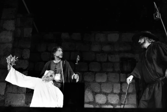 Marin Držić, <em>Skup</em>, red. Marin Carić, HNK Zagreb, koprodukcija sa DLJI, Boškovićeva poljana, 1997.