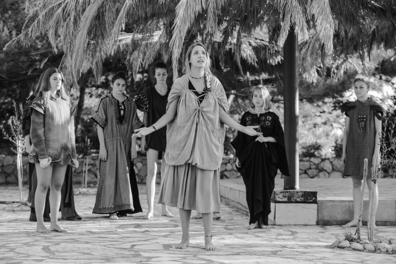 Premijera Držićeve <em>Hekube</em>, red. Mira i Vesna Muhoberac, Supetar, 19.7.2018.