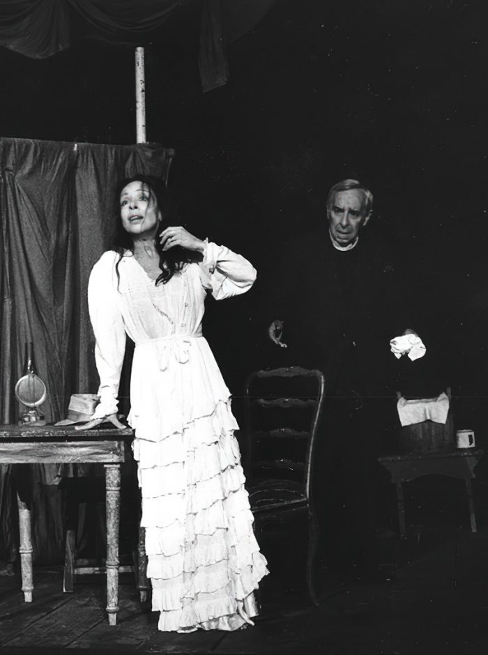 Doris Šarić-Kukuljica i Špiro Guberina, Mato Vodopić, <em>Tužna Jele</em>, red. Ivica Kunčević, u Pilama, 1994.